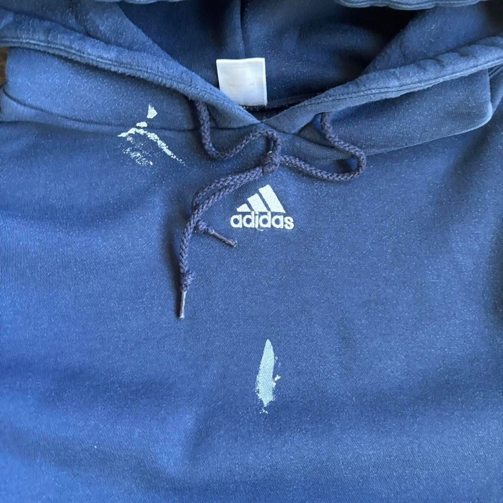 Adidas Navy Pullover with Logo